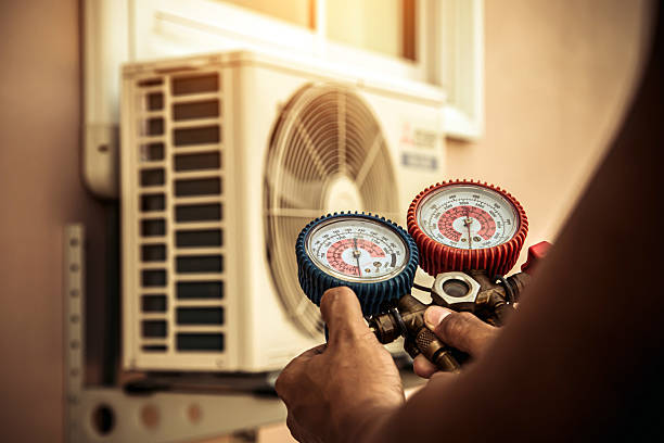 Professional Ductwork Repair technician working in Waterville, NY